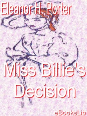 cover image of Miss Billie's Decision